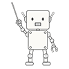 Robo-sensei-Character | Person | Free Illustration