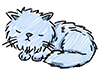 Sleeping Cat | Pets-Characters | People | Free Illustrations