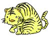 おとなしい虎 | アニマル - キャラクター｜人物｜フリーイラスト