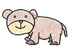 笑顔のクマさん | ベアー | アニマル - キャラクター｜人物｜フリーイラスト