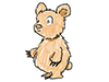 立っているクマさん | 熊 | 動物 - キャラクター｜人物｜フリーイラスト