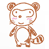 Tanuki / Tanuki / Animal --Character ｜ Person ｜ Free Illustration