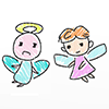天使/エンジェル/羽 - キャラクター｜人物｜フリーイラスト