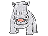 Kawama | Hippopotamus-Character | Person | Free Illustration