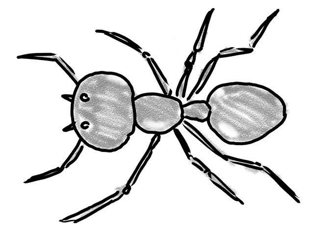 アリ | 蟻 | 虫 - 人 / 手描き / 漫画 / アニメ / イラスト / クリップアート / フリー素材