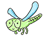 Dragonfly | Dragonfly | Insects-Characters | People | Free Illustrations