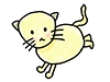 Running cats | Animals-Characters | People | Free illustrations