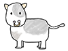 Cow | Cow | Animal-Character | Person | Free Illustration