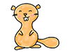 Beaver | Smile | Animal-Character | Person | Free Illustration