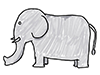 Gentle Elephant | Elephant | Animal-Character | Person | Free Illustration
