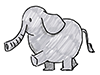 Energetic Elephants | Animals-Characters | People | Free Illustrations