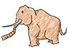 Mammoth | Elephant | Animal-Character | Person | Free Illustration