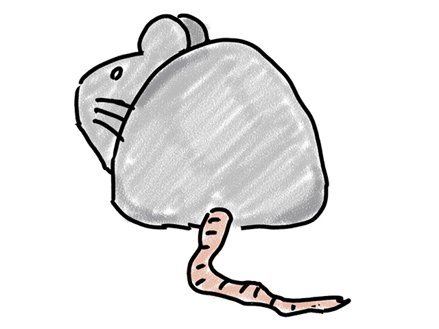 鼠 | マウス - 人 / 手描き / 漫画 / アニメ / イラスト / クリップアート / フリー素材