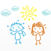 Sun / Hot / Children-Characters | People | Free Illustrations