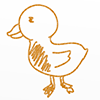 Duck / Iekamo --Character ｜ Person ｜ Free Illustration