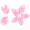 Sakura / Petals / Pink-Characters | People | Free Illustrations