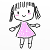 Girl / Outing / Pink Clothes-Character | Person | Free Illustration
