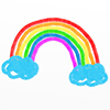 Rainbow / Rainbow / Cloud-Character | Person | Free Illustration