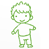 Boy / Boy / Green-Character | Person | Free Illustration