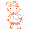 Kindergarten / Boys / School-Characters | People | Free Illustrations