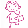 Shopping / Mom / Apron --Character ｜ Person ｜ Free Illustration