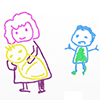 Baby / Brother / Mother-Character | Person | Free Illustration