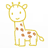 Kirin / Giraffe / Animal --Character ｜ Person ｜ Free Illustration