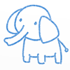 Elephant / Long Nose / Animal / Elephant --Character ｜ Person ｜ Free Illustration