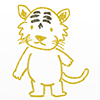Tiger / Tiger / Animal-Character | Person | Free Illustration
