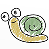 Snail / Cochlear-Character ｜ Person ｜ Free Illustration