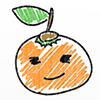 Tangerine / Orange / Mikan --Character ｜ Person ｜ Free Illustration