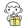 Give presents / birthdays / gifts-Characters | People | Free illustrations